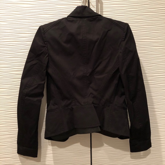 Salvatore Ferragamo Black Jkt with leather piping - Picture 6 of 6